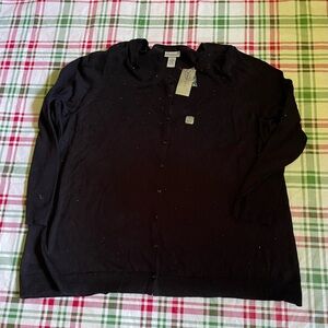Catherine’s Women’s Plus Size Sweater Black Size 3X 26/28W NWT